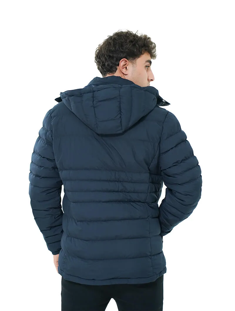 Doudoune déperlante matelassée